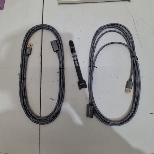 USB 3.0 EXTENSION CABLE - 3FT - TYPE A MALE TO FEMALE EXTENSION - FLASH DRIVE - HARD DRIVE - GREY (MODEL: AP465-3M) image 4