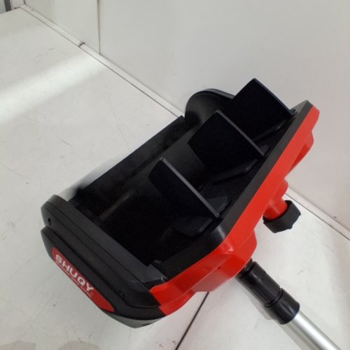 SHUQY CORDLESS ELECTRIC SNOW SHOVEL WITH WHEELS -17" - 21 V - RED/BLACK image 3
