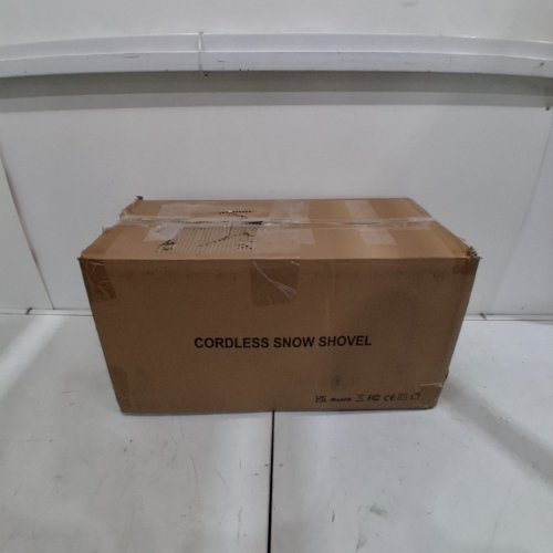 SHUQY CORDLESS ELECTRIC SNOW SHOVEL WITH WHEELS -17" - 21 V - RED/BLACK image 6
