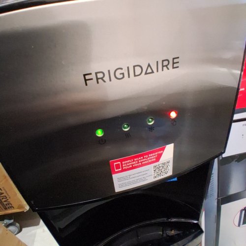 FRIGIDAIRE HOT AND COLD WATER DISPENSER - 5 GALLON - STAINLESS STEEL/BLACK (MODEL: EFWC505) image 2
