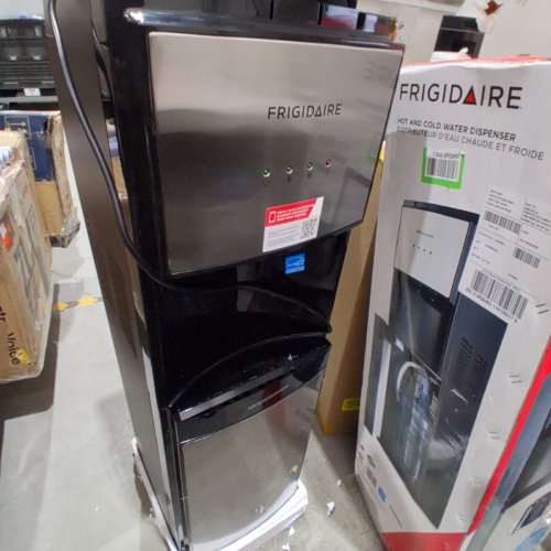 FRIGIDAIRE HOT AND COLD WATER DISPENSER - 5 GALLON - STAINLESS STEEL/BLACK (MODEL: EFWC505) image 3