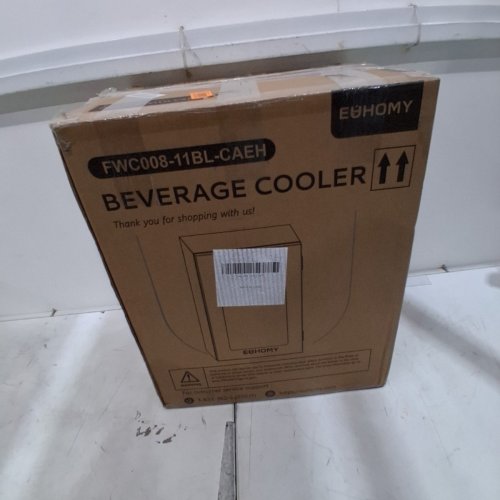 EUHOMY BEVERAGE REFRIGERATOR - 115 V - 0.9 AMP - BLACK (MODEL: FWC008-11) image 9