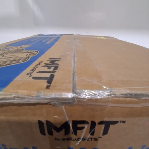 IMFIT 8 RESISTANCE LEVEL UNDER DESK ELLIPTICAL EXERCISE MACHINE - 350LBS CAPACITY - BLACK/BLUE image 3