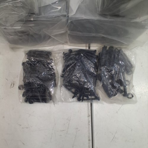 8PC ORIGLE 3-WAY CORNER & POST BRACKETS - FITS 4" X 4" WOOD POSTS - BLACK image 4