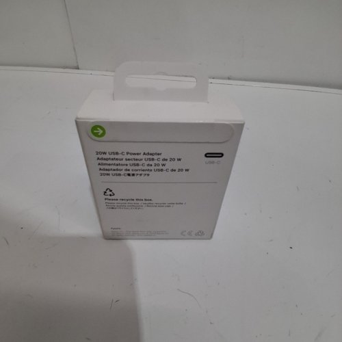 APPLE USB-C POWER ADAPTER - 20W - WHITE (MODEL: A2305) image 3