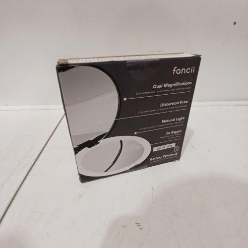 LUMI FANCII LED COMPACT MIRROR - BLACK image 3