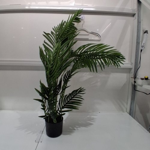 ARTIFICIAL PALM PLANT TROPICAL FAUX PLANT - 4FT - GREEN image 2