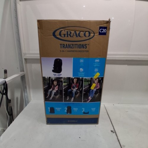 GRACO TRANZITIONS 3-IN-1 HARNESS BOOSTER SEAT - 22-100LBS - PROOF BLACK (MODEL: 2035724) image 6