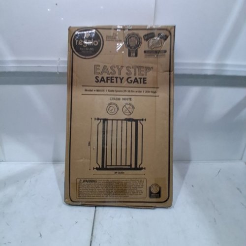 REGALO EASY-STEP METAL WALK-THROUGH SAFETY GATE, 30" X 29'' - 38.5'' - WHITE (MODEL: 1160DS) image 3