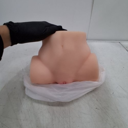 AUTOMATIC MALE MASTURBATOR WITH SUCKING VAGINA CHANNEL - 8LBS - NATURAL image 2
