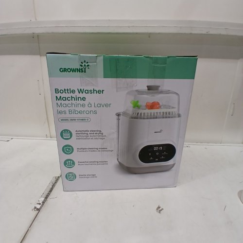 GROWNSY ALL-IN-ONE BOTTLE BOTTLE WASHER AND STERILIZER AND DRYER MACHINE WITH DETERGENT TABLETS- WHITE (MODEL: ZMW-STHB01-3) image 8