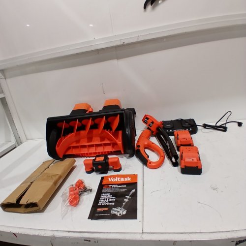 VOLTASK CORDLESS SNOW BLOWER SHOVEL - 16" - 48 V - ORANGE / BLACK (ITEM: SS-40A) image 3