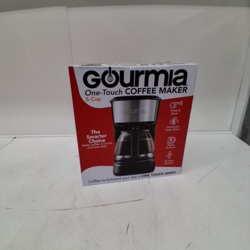 GOURMIA 5-CUP ONE-TOUCH COFFEE MAKER - BLACK (MODEL: GCM3510) image 5