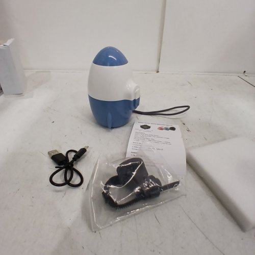 UNIVERSAL RECHARGABLE BABY STROLLER ROCKER SLEEP-AID DEVICE - BLUE & WHITE image 2