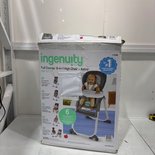 INGENUITY FULL COURSE 6-IN-1 HIGHCHAIR WITH DISHWASHER SAFE TRAYS - 6-60 MONTHS - 50LBS CAPACITY - MILLY/FLORAL (MODEL: 13109) image 5