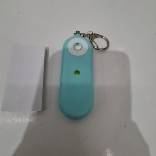 DANGER ALARM RECHARGEABLE PERSONAL SAFETY ALARM - 130DB SIREN - FLASHING LIGHT - LIGHT BLUE image 2