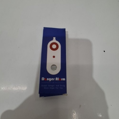 DANGER ALARM RECHARGEABLE PERSONAL SAFETY ALARM - 130DB SIREN - FLASHING LIGHT - LIGHT BLUE image 3