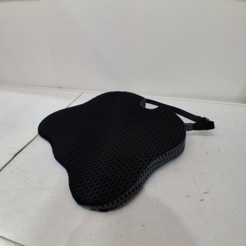 ORTHOPEDIC SEAT CUSHION FOR CAR SEAT - 16"X16"- BLACK/GREY image 2