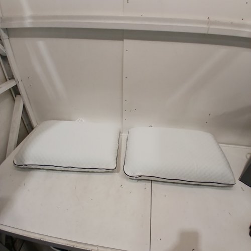 2PK GEL MEMORY FOAM PILLOW - standard - WHITE image 2