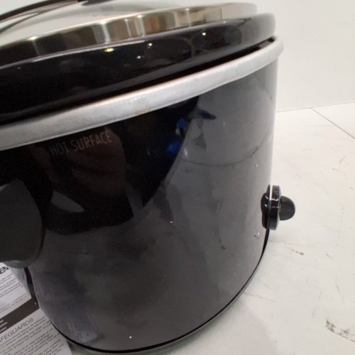 HAMILTON BEACH EXTRA LARGE STAY-OR-GO SLOW COOKER - 10QT CAPACITY - BLACK (MODEL: 33195G) image 4