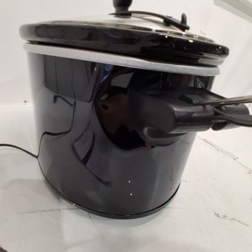HAMILTON BEACH EXTRA LARGE STAY-OR-GO SLOW COOKER - 10QT CAPACITY - BLACK (MODEL: 33195G) image 5