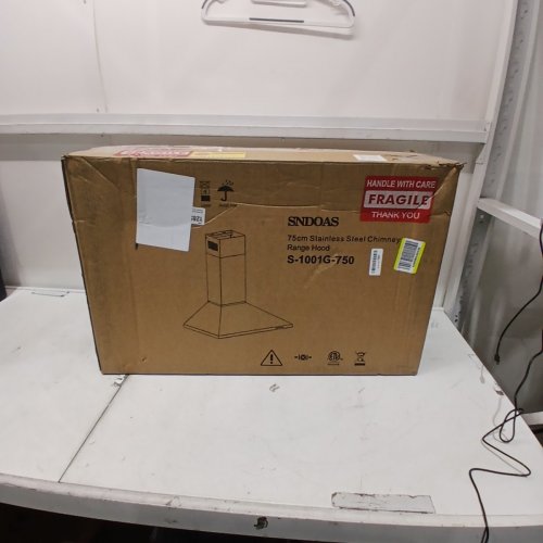 SNDOAS STAINLESS STEEL CHIMNEY RANGE HOOD - 30" - SILVER (MODEL:S-1001G-750) image 5