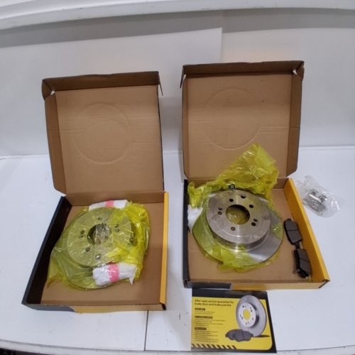 2PC TOVASTY REAR BRAKE ROTOR AND PAD KIT - FOR KIA SPORTAGE 2017-2022 (ITEM: 98210-4D1848) image 2