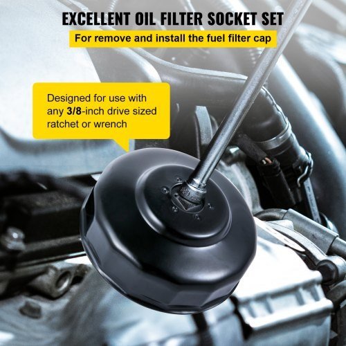VEVOR CUP TYPE OIL FILTER WRENCH SET (MODEL: WS2701/WS2700) image 3