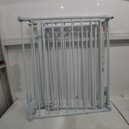 REGALO FLEXI EXTRA WIDE METAL WALK THROUGH SAFETY GATE - WHITE (28" TO 76") (MODEL:1175 DS) image 2