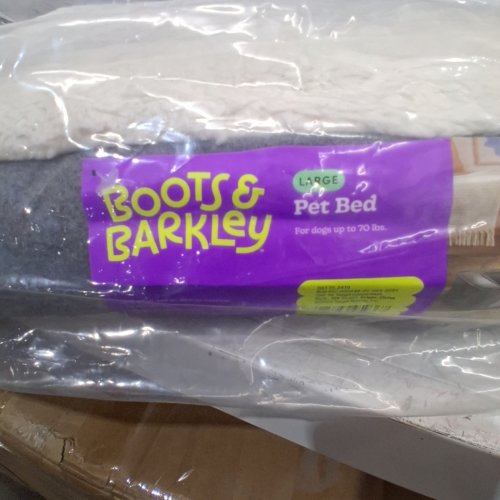 BOOTS & BARKLEY ORTHOPEDIC PET BED - LARGE, 24" X 36" - GRAY image 2