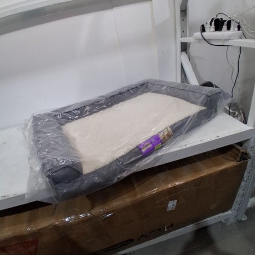BOOTS & BARKLEY ORTHOPEDIC PET BED - LARGE, 24" X 36" - GRAY image 3