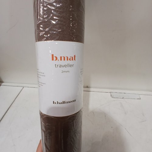 B.YOGA B MAT EVERYDAY YOGA MAT FOR HEALTH & FITNESS, 6MM, 71" X 26", BROWN image 5