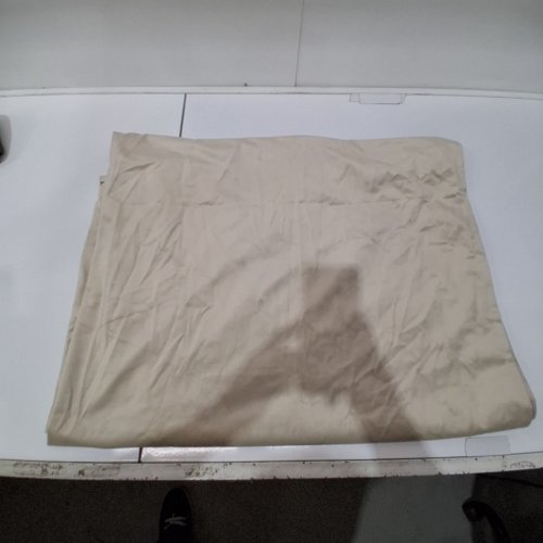 2 PANEL ROD POCKET VELVET BLACKOUT CURTAINS - 50"X82" - BEIGE image 2
