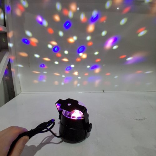 3PK LUDITEK SOUND ACTIVATED PARTY LIGHTS WITH REMOTE CONTROL - BLACK image 2
