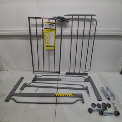 REGALO EASY STEP 49" EXTRA WIDE BABY GATE - 30"X49" - PLATINUM (MODEL: 1164 EP DS) image 2