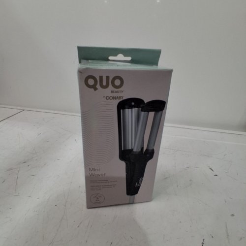 QUO BEAUTY CONAIR MINI HAIR WAVER - BLACK AND SILVER (MODEL: S8BLKQSDMC) image 5