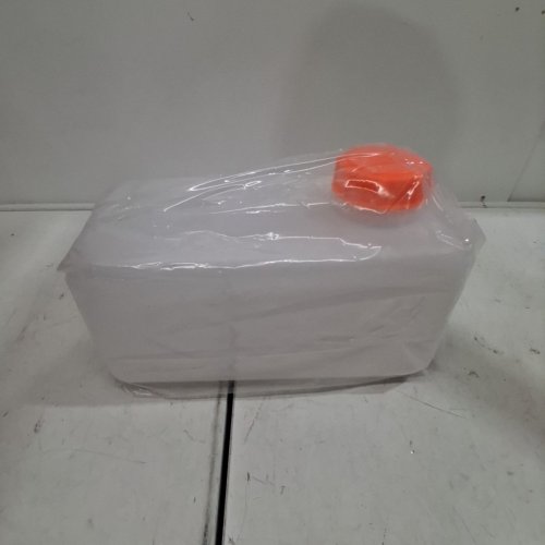 MOOVUL PLASTIC FUEL TANK - 5L CAPACITY - WHITE/ORANGE image 4