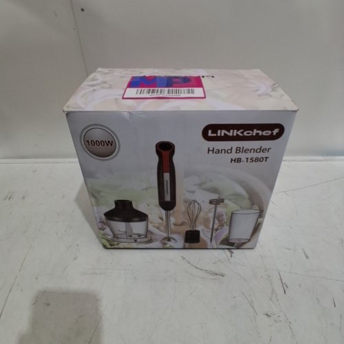 LINKCHEF 5-IN-1 IMMERSION HAND BLENDER - 20-SPEED - 1000W - WHITE (MODEL: HB-1580T) image 3