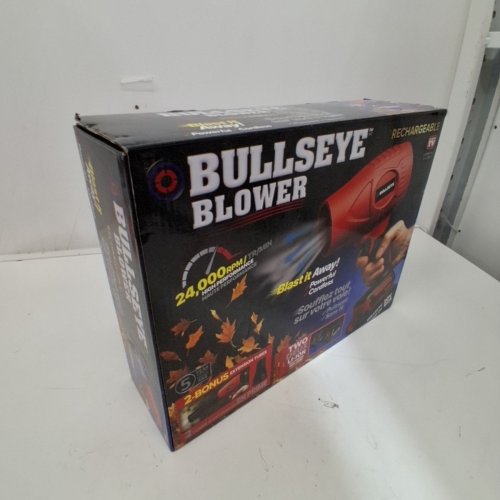 BULLSEYE RECHARGEABLE CORDLESS BLOWER - 20 V, 24,000 RPM - RED / BLACK image 5