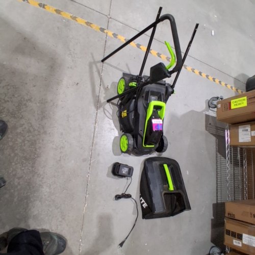 STEELITE CORDLESS ELECTRIC LAWN MOWER - 5-POSITION HEIGHT ADJUSTMENT WITH 8 GALLON GRASS BAG - BATTERY AND CHARGER INCLUDED - 13'' - 21V - ( MODEL: ‎DG500 ) image 4