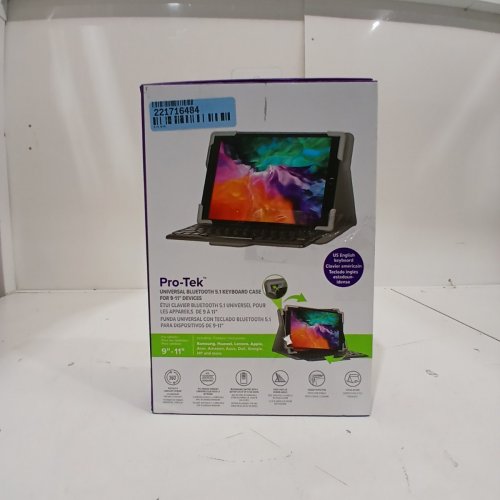 TARGUS PRO-TEK UNIVERSAL BLUETOOTH KEYBOARD CASE - 9" - 11" TABLETS - BLACK (MODEL: AKB861A) image 5