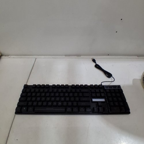 2PC AQVIN WIRED GAMING RGB KEYBOARD AND MOUSEPAD SET - BLACK (MODEL: GK70X) image 3