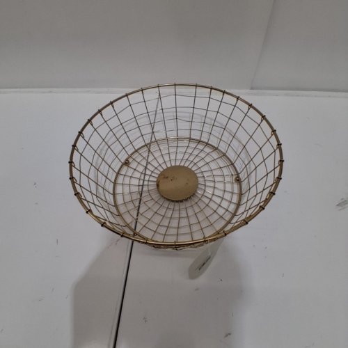 THRESHOLD WIRE FRUIT BASKET - GOLD image 2