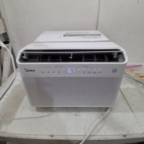 MIDEA U-SHAPED SMART INVERTER WINDOW AIR CONDITIONER - 8,000 BTU - WHITE (MODEL: MAW08V1QWT) image 2