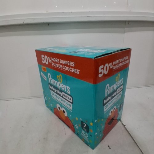 105PK PAMPERS BABY DRY ULTRA 3X PROTECTION - SIZE 7 image 2