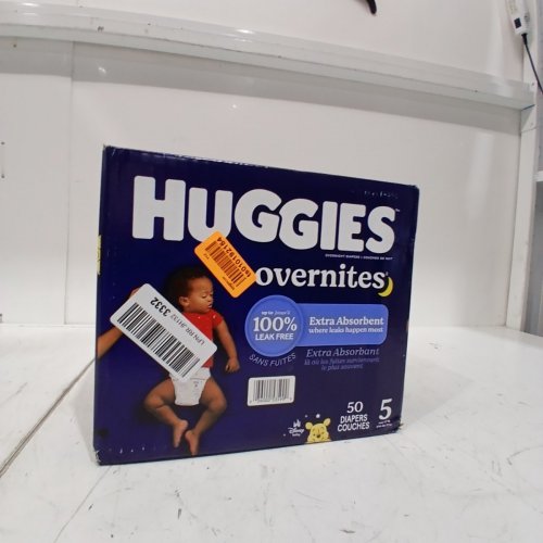 50PK HUGGIES WINNE THE POOH OVERNITES BABY DIAPERS - SIZE 5 (27LB+) image 2