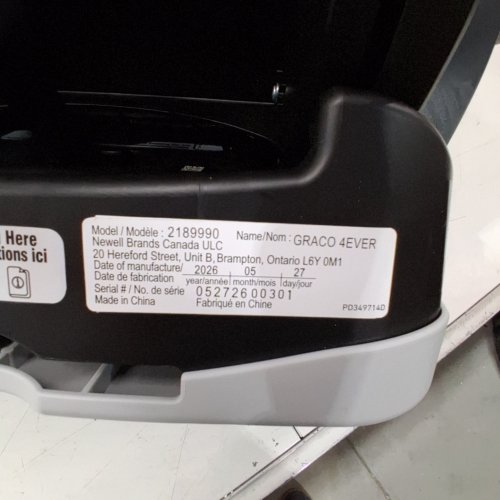 GRACO 4EVER 4-IN-1 CAR SEAT WITH RAPID REMOVE COVER - CHELSEA FASHION STYLE (MODEL: 2189990) image 2