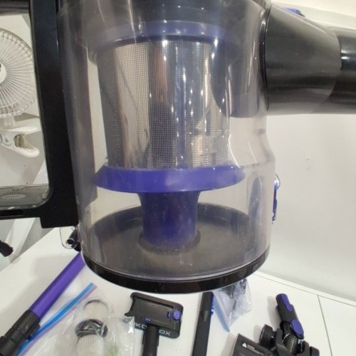 UKDMROX CORDLESS RECHARGEABLE VACUUM CLEANER - BLUE / BLACK (MODEL: E23) image 5