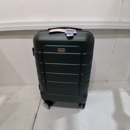 SHOWKOO LUGGAGE DURABLE SUITCASE WITH DOUBLE WHEELS & TSA LOCK - 20" - ARMY GREEN image 2