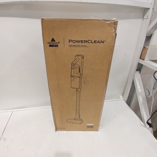 BISSELL POWERCLEAN CORDLESS SELF-STANDING STICK VACUUM WITH LED HEADLIGHTS - WHITE (MODEL: 4173B) image 5